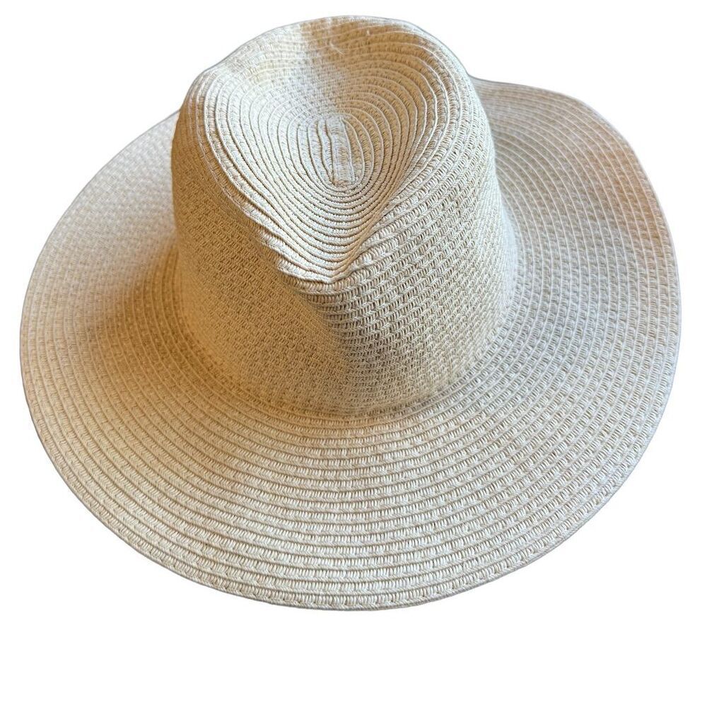 Rusty USA Wide Brim Fedora Panama Hat Lightweight  Neutral Unisex Size S/M